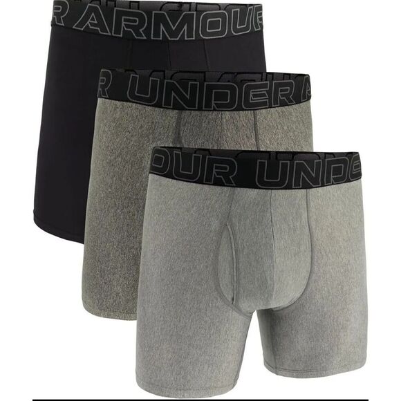 Under Armour UUSHJ823 Men's Sz S Multi Tech 6" Boxerjock Briefs, 3-Pack - Picture 2 of 6